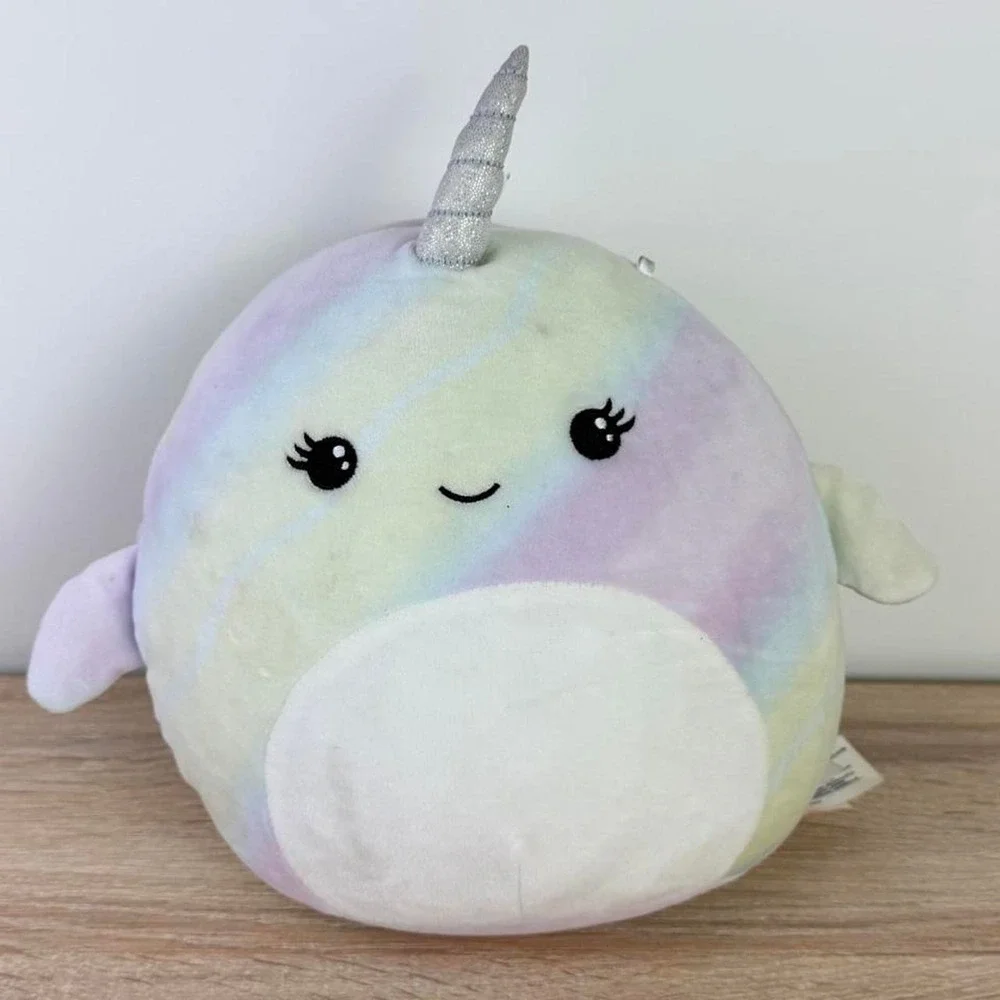 Squishmallow Unicorn Narwhal Rainbow Plush Toy